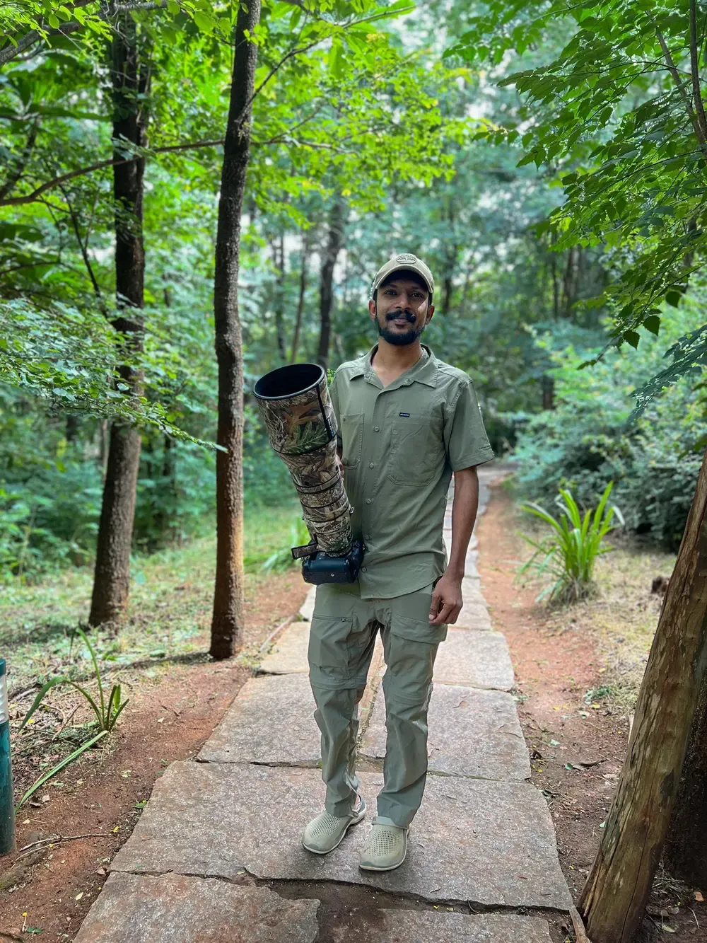 Jinson capturing wildlife in Kabini